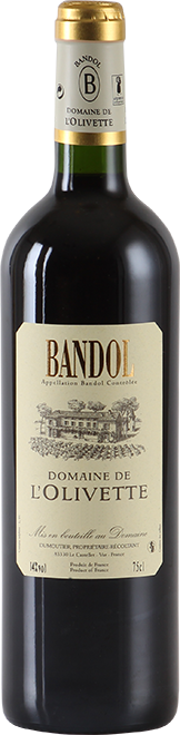 Domaine de l'Olivette 2019, Bandol AC