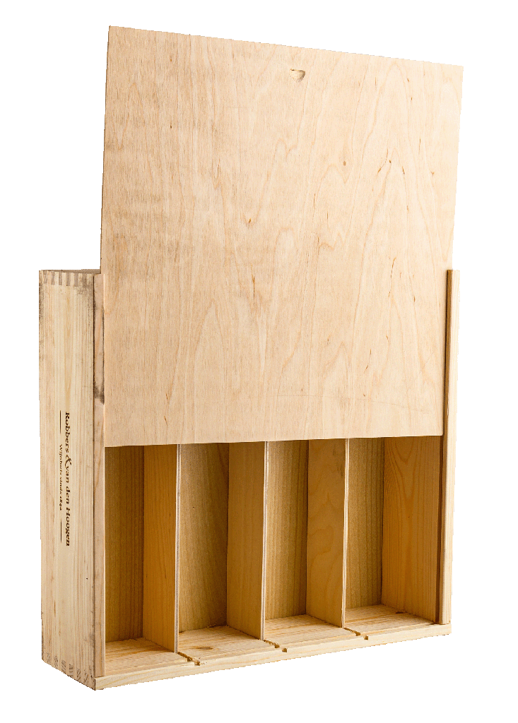 Box: 4-compartment R&H sliding lid