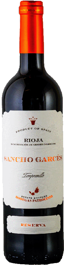 Sancho Garcés Rioja Reserva 2018