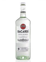 [112108] Bacardi Carta Blanca, literfles