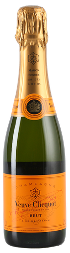 [105675] Champagne Veuve Clicquot  Brut, Halve fles