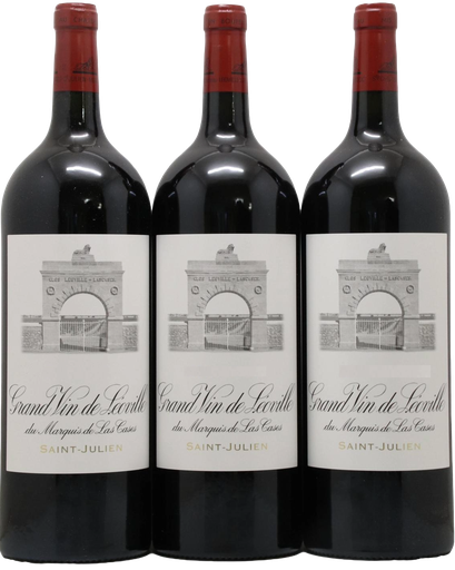[119344] Château Léoville du Marquis de Las Cases différents millésimes, 2ème Grand Cru Classé, 150 cl. 3 fl. in kist 